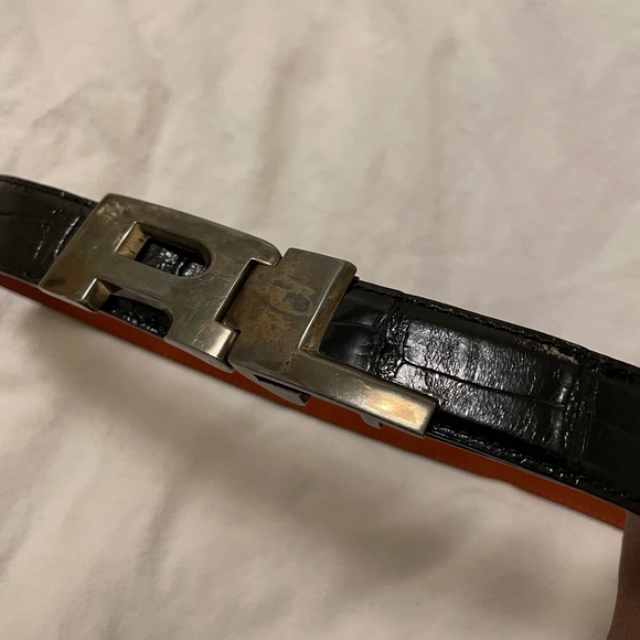 Ralph Lauren Purple Label Collection Alligator Belt main image 7